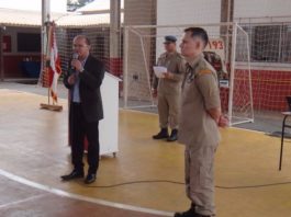 Aula inaugural contou com a presença do Secretário de Segurança Pública José Carlos Barbosa – Foto: Allison Petrini