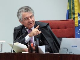 Segundo o ministro Marco Aurélio de Mello, a denúncia ficou restrita à corrupção passiva em coautoria – Divulgação STF