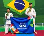 Alunos do Sesi de Aparecida do Taboado faturam medalhas em torneio nacional de karatê