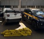 Mulher com mais de 100 quilos de maconha em veículo furtado é presa pela PRF