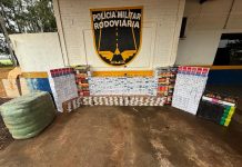 Contrabandista foge da PMR e abandona veículo com mais de R$ 300 mil em mercadorias