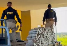 Mais de 300 quilos de maconha são apreendidos pela PRF em compartimento falso de veículo