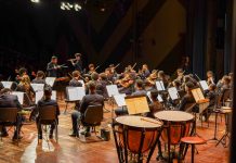 Orquestra Jovem Sesc MS abre show de Michel Teló na Semana S