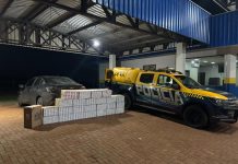 PMR apreende mercadorias e flagra condutor embriagado durante operação na MS-164